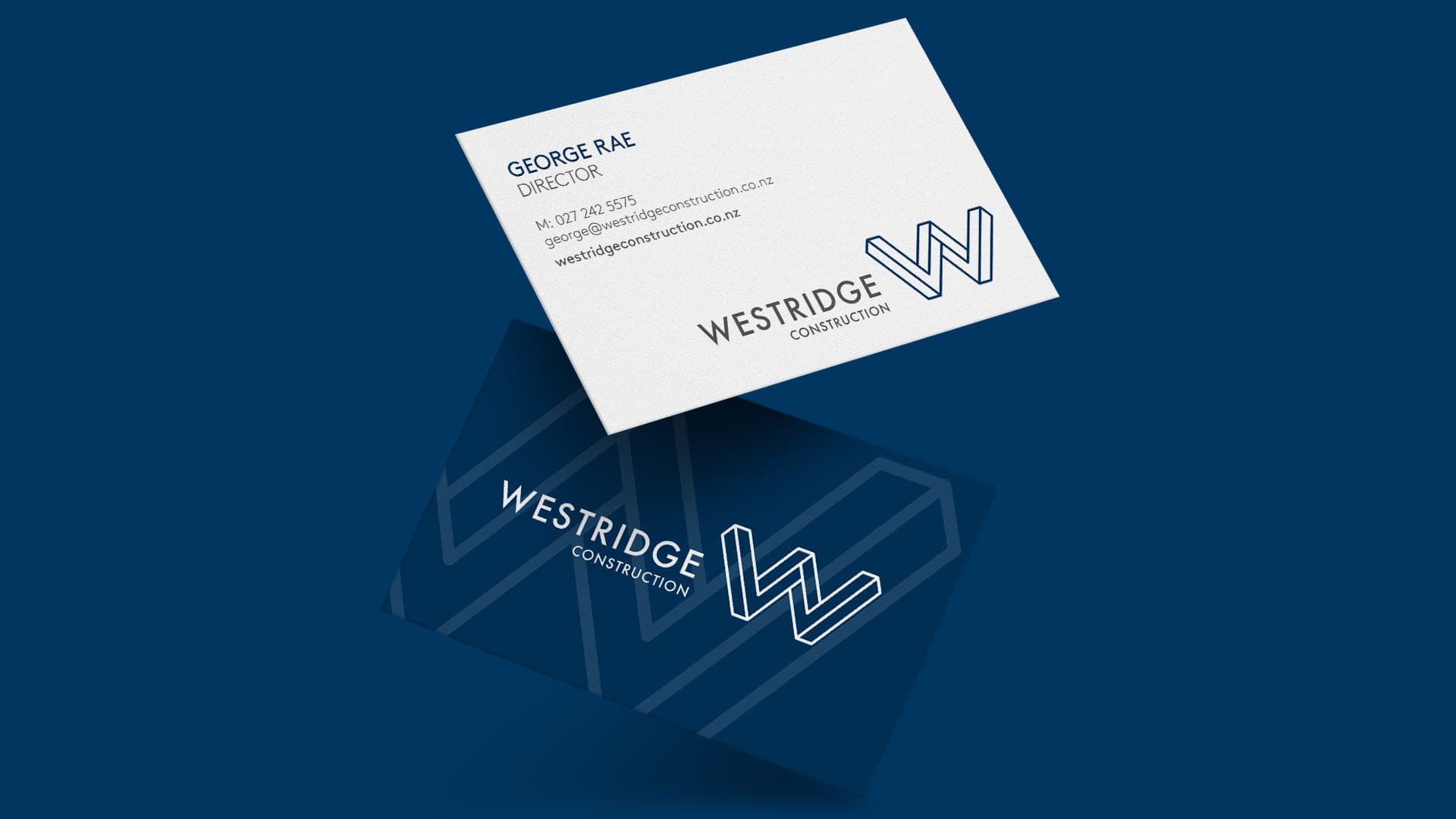 Westridge branded business cards