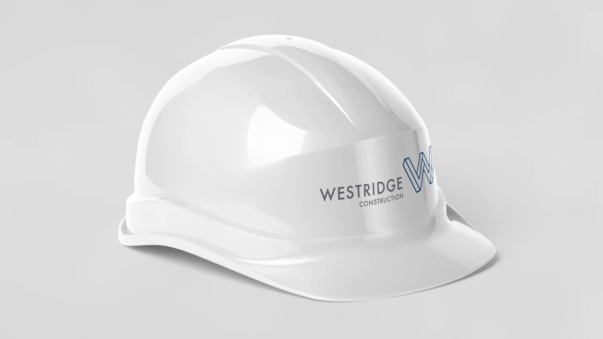 Westridge branded white hardhat